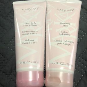 Mk wash&shave and hydrating lotion